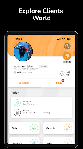 Screenshot of Fitlog