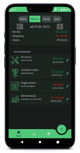 Controle Financeiro Pessoal Screen 2