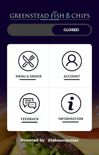 Android application Greenstead Fish & Chips screenshort