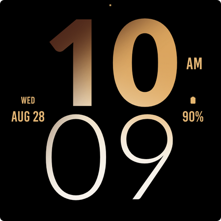 Choco Large Watch Face screenshot 3