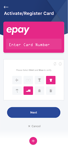 Android application epay MEX screenshort
