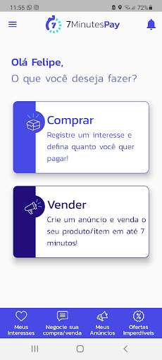 Android application 7MinutesPay screenshort