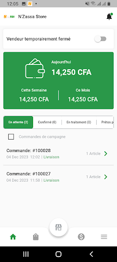 Android application N'Zassa Store screenshort