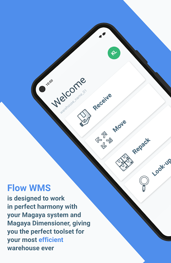 Android application Flow WMS by Magaya screenshort