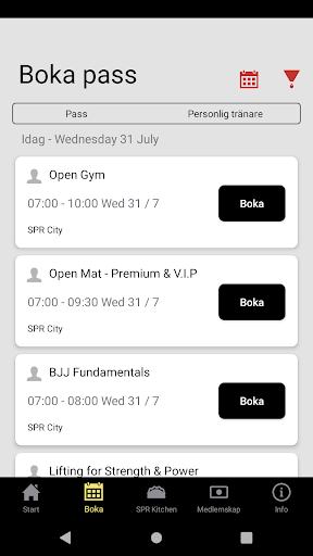 SPR Athlete Factory Screen 3