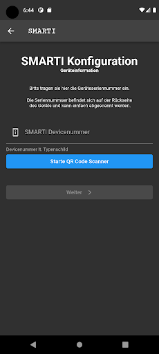 SMARTI Config Screen 3