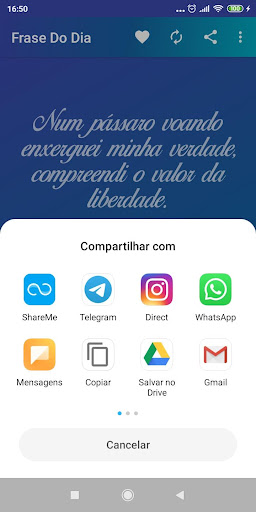 Frase do Dia Screen 2