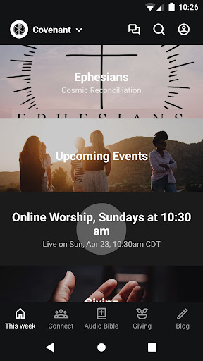 Android application Covenant Reformed in Ruston screenshort