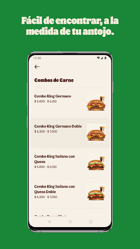 Burger King Chile Screen 3