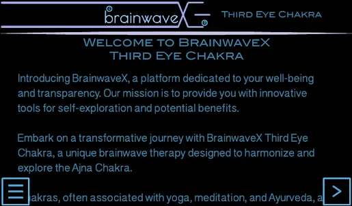 BrainwaveX Drittes Auge Chakra