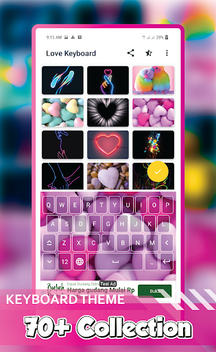 Love HD Keyboard Theme