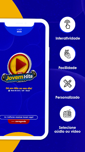 Android application Rádio Jovem Hits screenshort