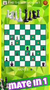 Chess Puzzle : Mate in 1 1.0.0 APK + Mod (Unlimited money) untuk android