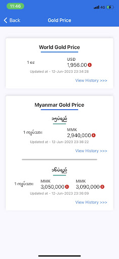 Myanmar Market Price Screen 3