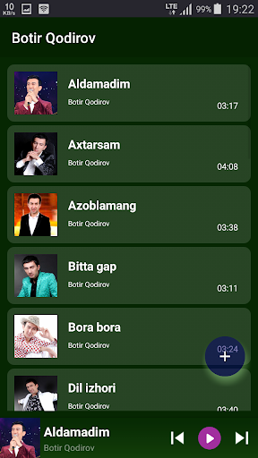 Android application Botir Qodirov screenshort