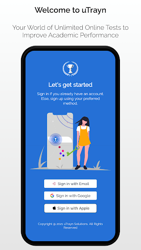 Android application uTrayn screenshort