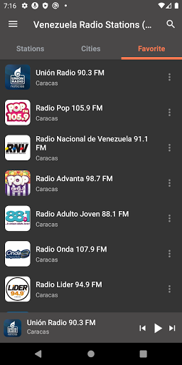 Venezuela Radio Stations AM/FM Screen 3