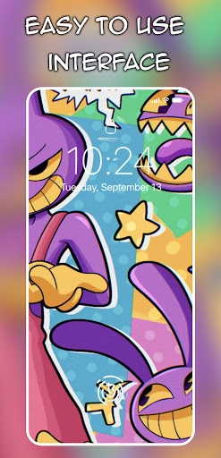 Digital circus wallpaper jax