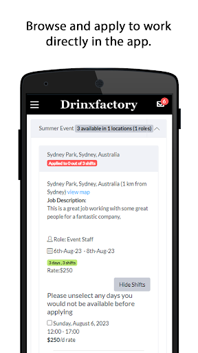 App preview