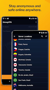 StrongVPN - Your Privacy, Made Stronger. Varies with device screenshots 2
