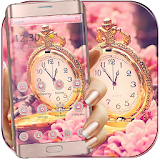 Sakura Rose Gold Watch Theme icon