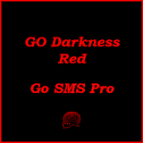 GO SMS Pro - GO Darkness Red icon
