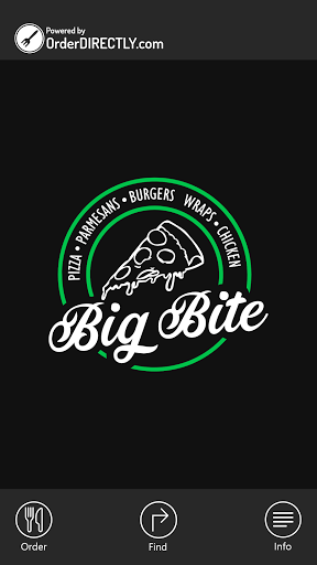 Android application Big Bite Pizza, Newcastle screenshort