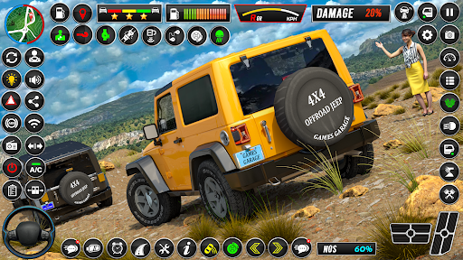 Jeep Oyunu-Jeep Sürüş 3d Mod Mua Hàng Miễn Phí