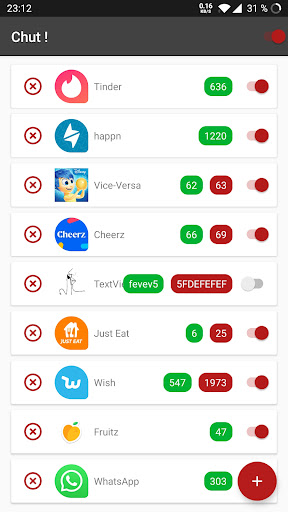 Android application Shush ! screenshort