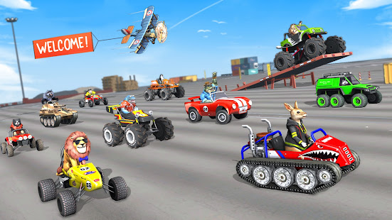 Real Car Racing 3D Animal Game 1.2 APK screenshots 13