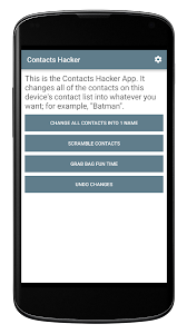 Contacts Hacker - Prank App Unknown