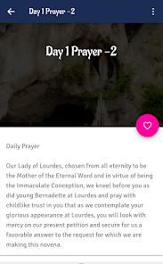 Screenshot 3 Novena to Our Lady of Lourdes android