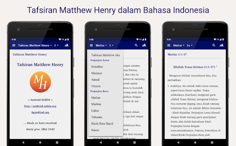 Tafsiran Matthew Henry - 1.9.2 - (Android)