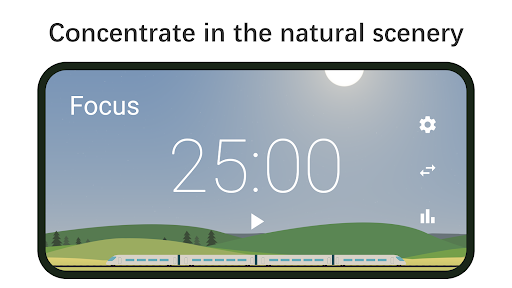Android application Serene Orbit: Stay Focused screenshort