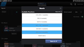 screenshot of DIRECTV FOR BUSINESS Remote