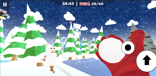 Snow ball simulator 3D game