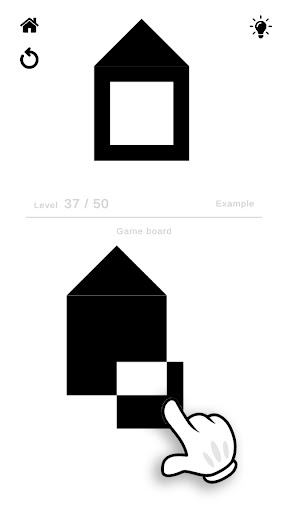 Android application Color Cross: Shapes puzzle screenshort