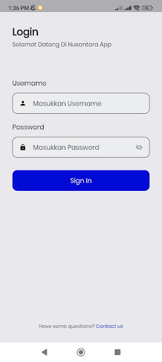 Android application Nusantara App screenshort