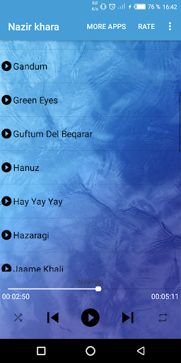آهنگ های نذير خارا Screen 2
