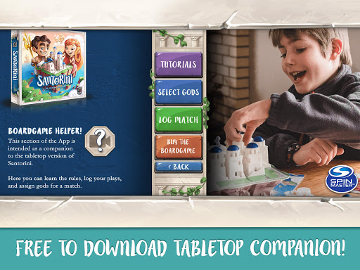 Santorini Companion App Screen 2