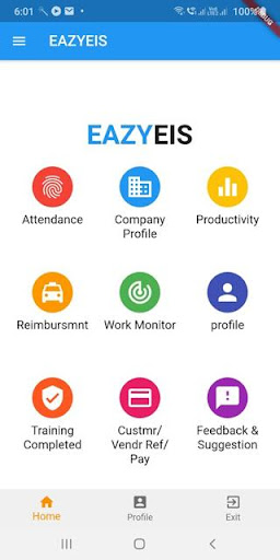 Android application easyeis screenshort