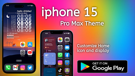 iPhone15 ProMax Launcher&Theme