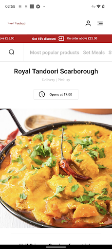 Android application Royal Tandoori Scarborough screenshort