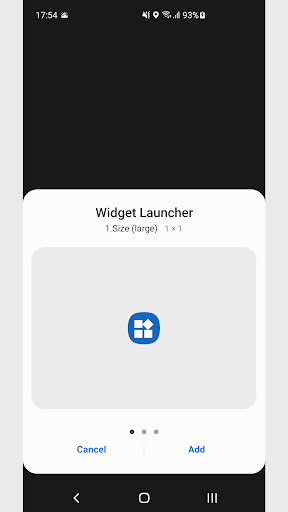 Widget Launcher
