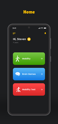 Android application AgeWiser: AI Senior Care App screenshort