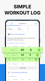 Hevy - Gym Log Workout Tracker Screenshot