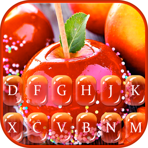 Red Donut Apple Theme  Icon