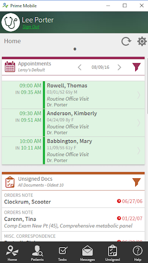 Android application Prime Mobile V4.25 screenshort