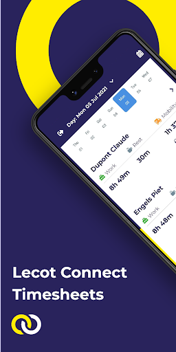 Android application Lecot Connect Timesheets screenshort