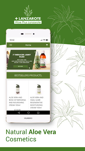 Android application Aloe Vera Online Shopping screenshort